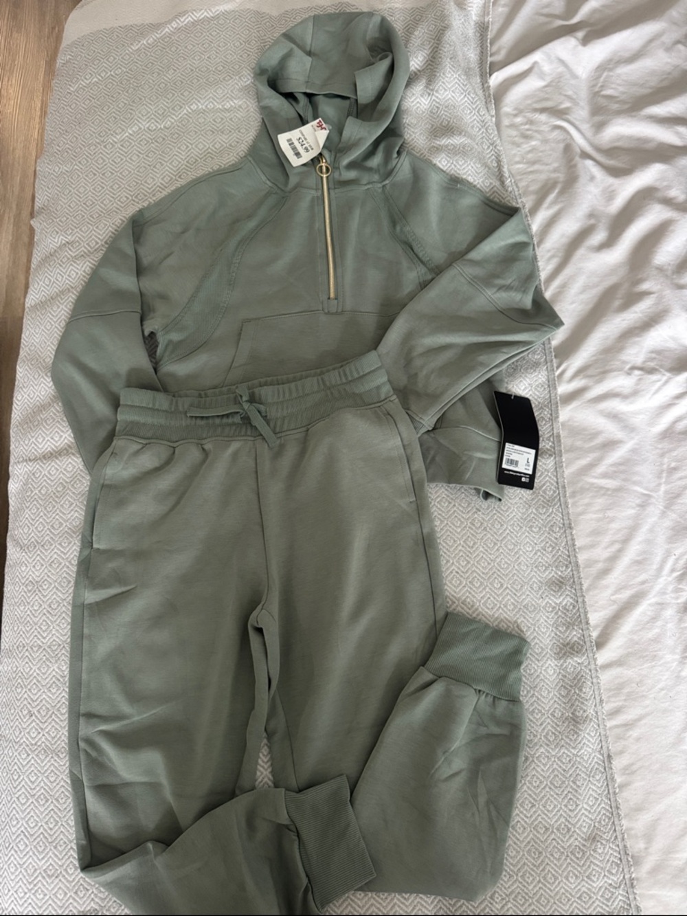 Kid’s Sage Green Hoodie & Jogger Set